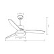 FAN VENTILATION WITH LIGHT  PRCF-80442 132cm BROWN/INOX